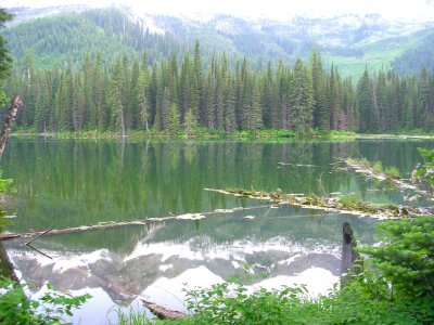 The Lake and Mountain Reflection.